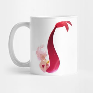 A mermaid  playing music Mug